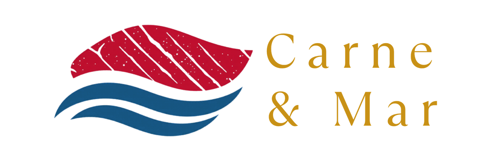 Logo Carne y Mar. Delivery en Santiago